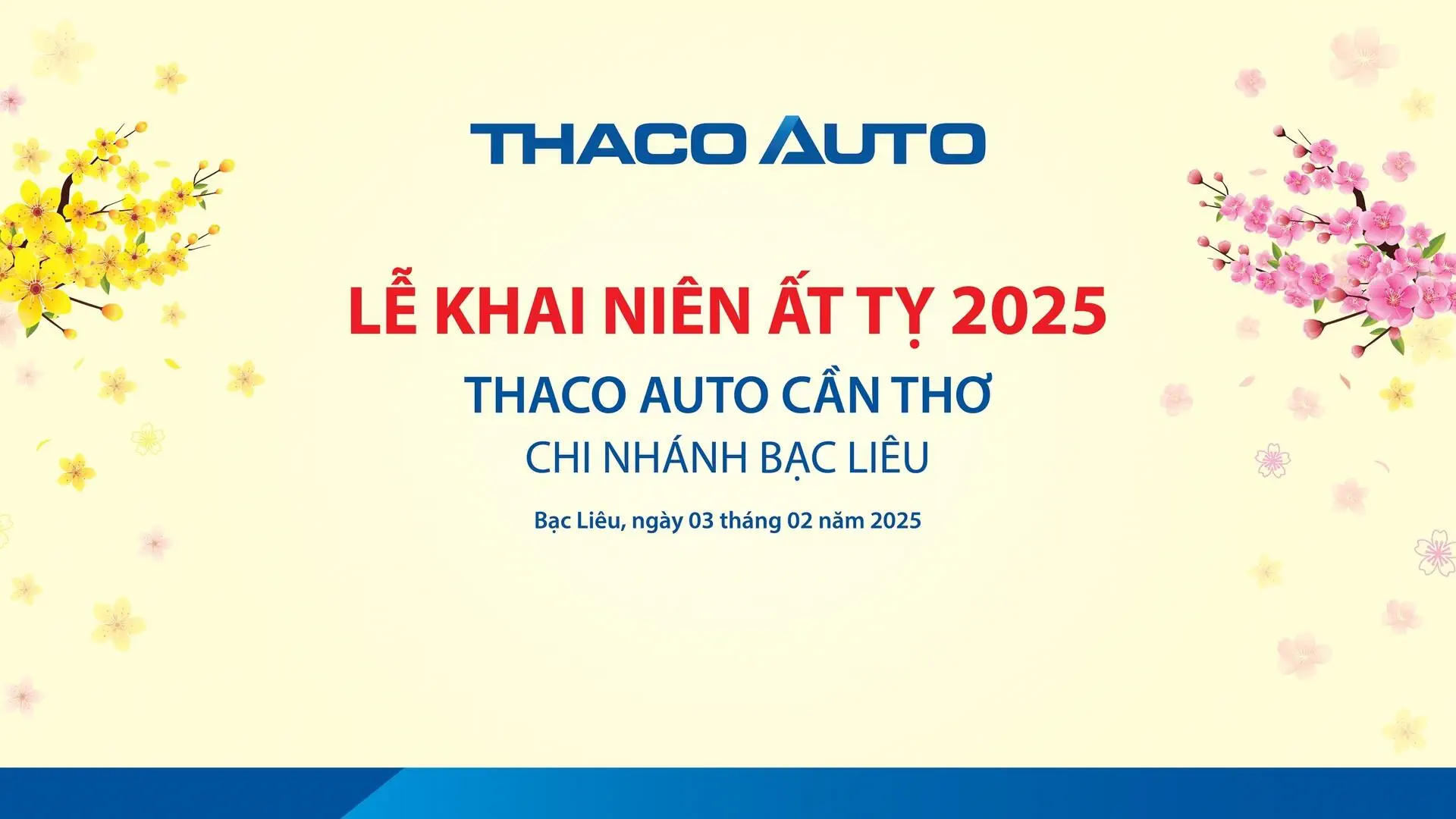 THACO AUTO Bạc Liêu tổ chức chương trình Lễ Khai niên Ất Tỵ 2025