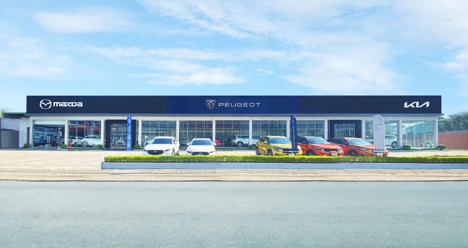 SHOWROOM KIA, MAZDA, PEUGEOT BẠC LIÊU
